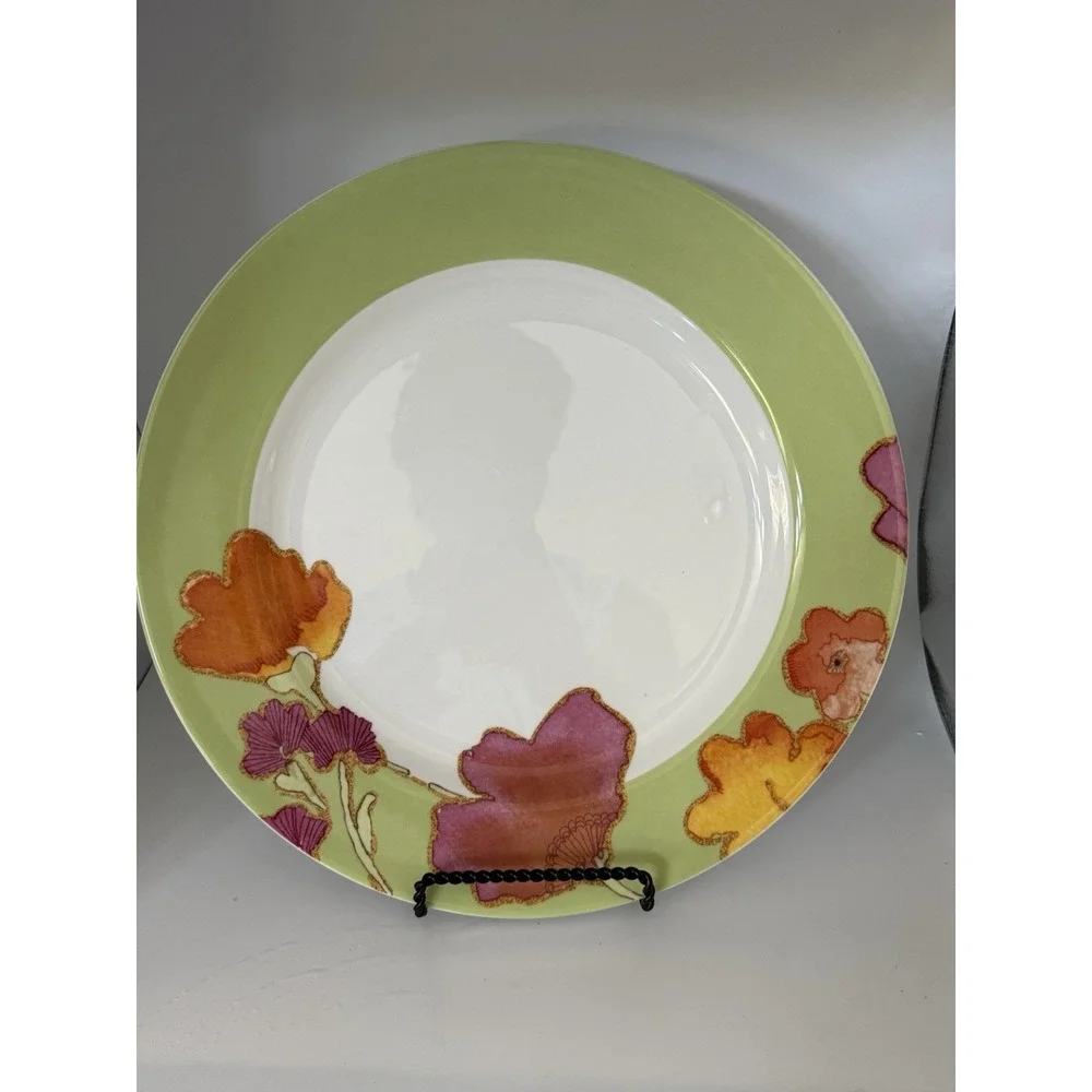 Lenox Floral Fusion Dinner Plates Stephanie Ryan Floral Design 11.5